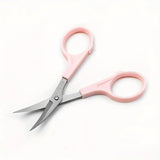 Curved Scissors for Hair Extensions and Wigs - Professional Hairdressing Shears with Ergonomic Handle